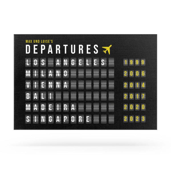 "Departure Board" - Leinwand